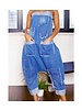 Loose denim jumpsuit