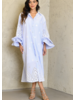 Tulip Sleeve Cotton Dress one size