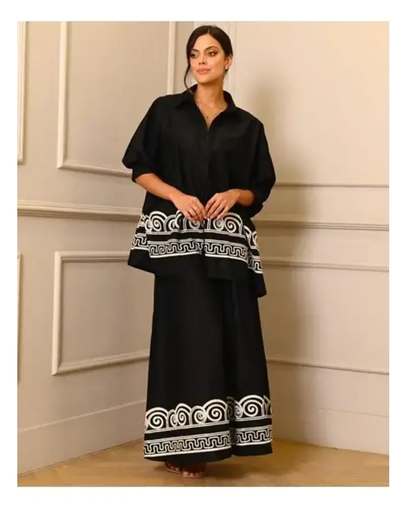 Embroidered Pant One size black