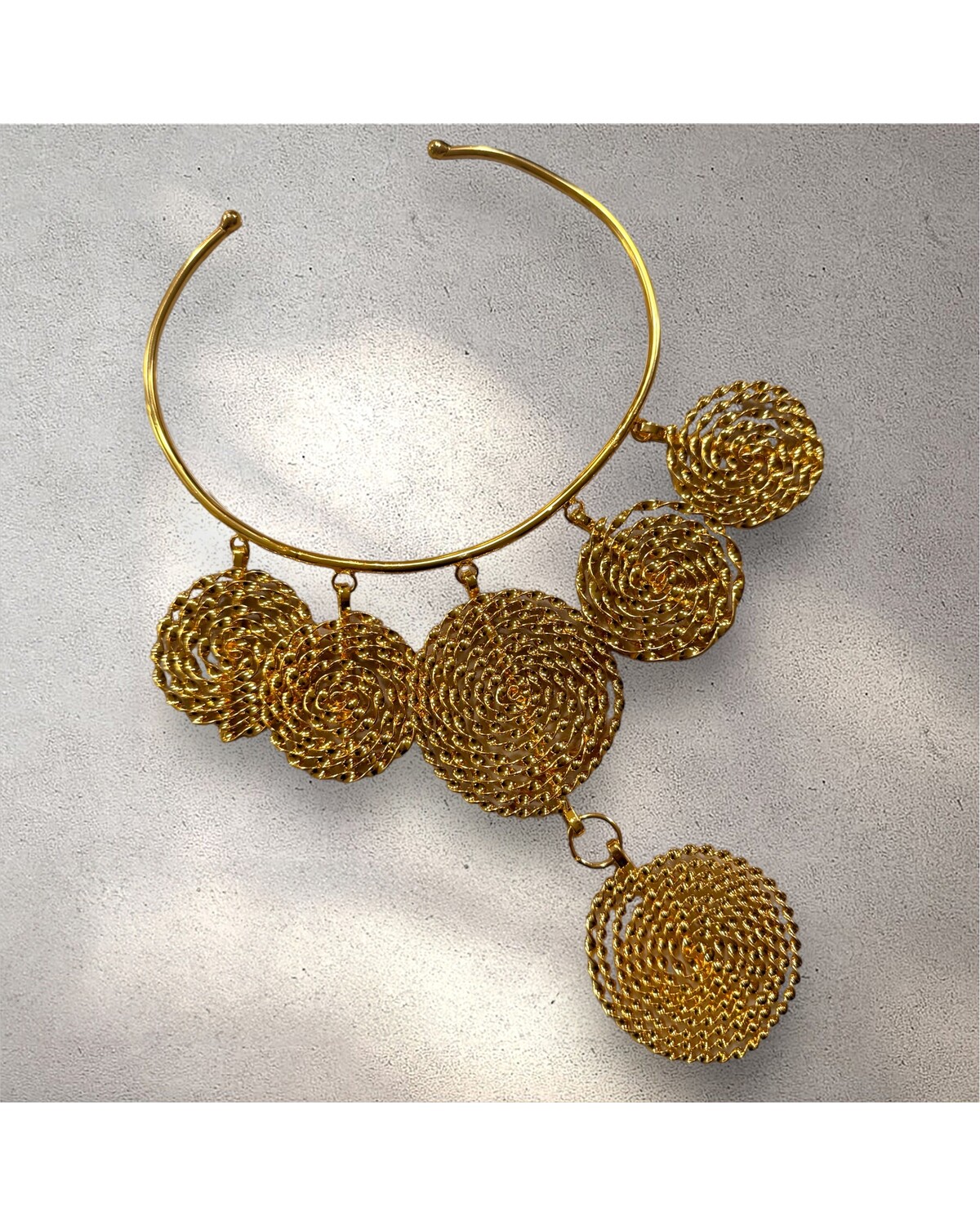 Multi circle necklace