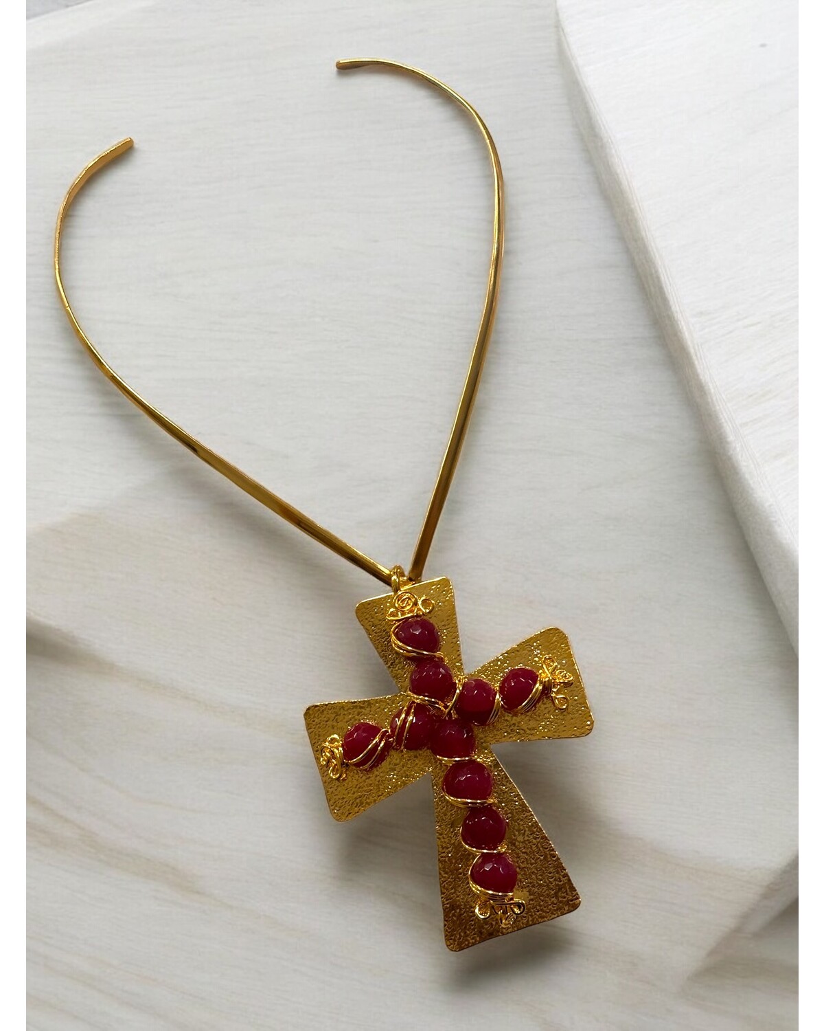 Big cross necklace