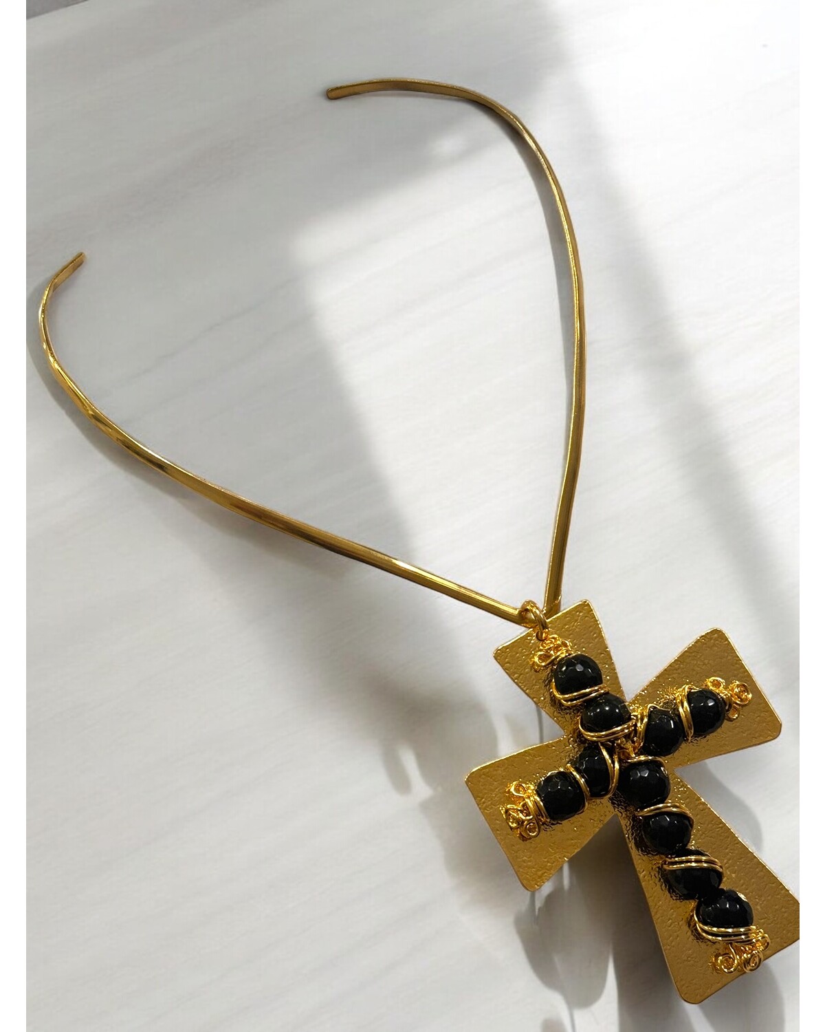 Big cross necklace