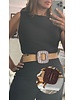 Leather Elastic Belt
