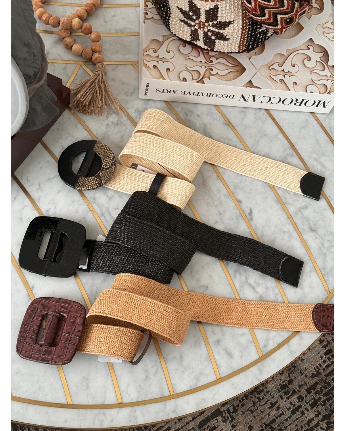Leather Elastic Belt