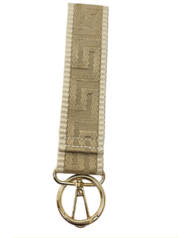 Greek Pattern keychain/celular belt