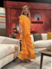 Silk Maxi Dress one size