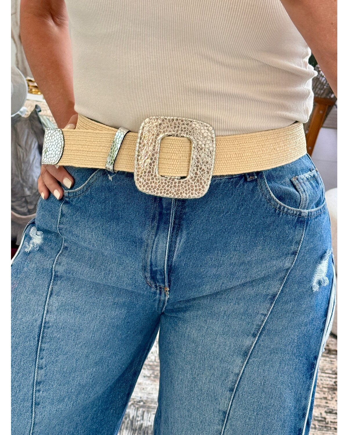 Elastic Leather Belts 1