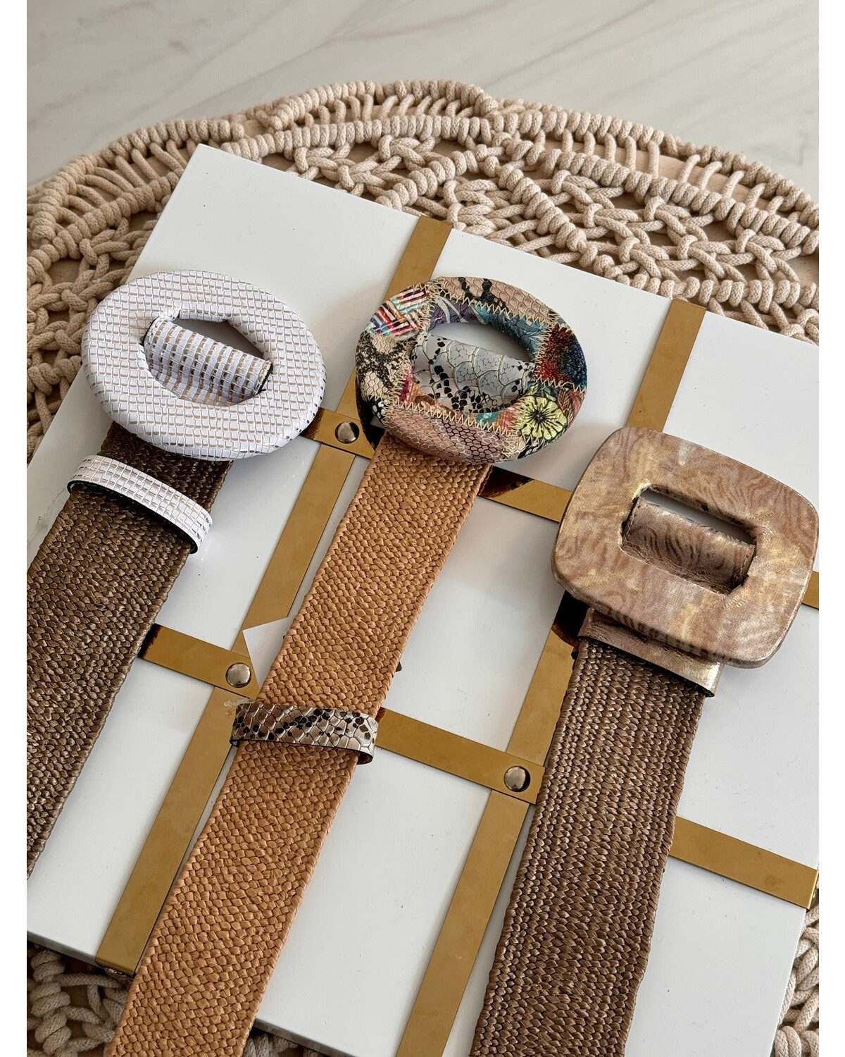 Elastic leather Belts 2