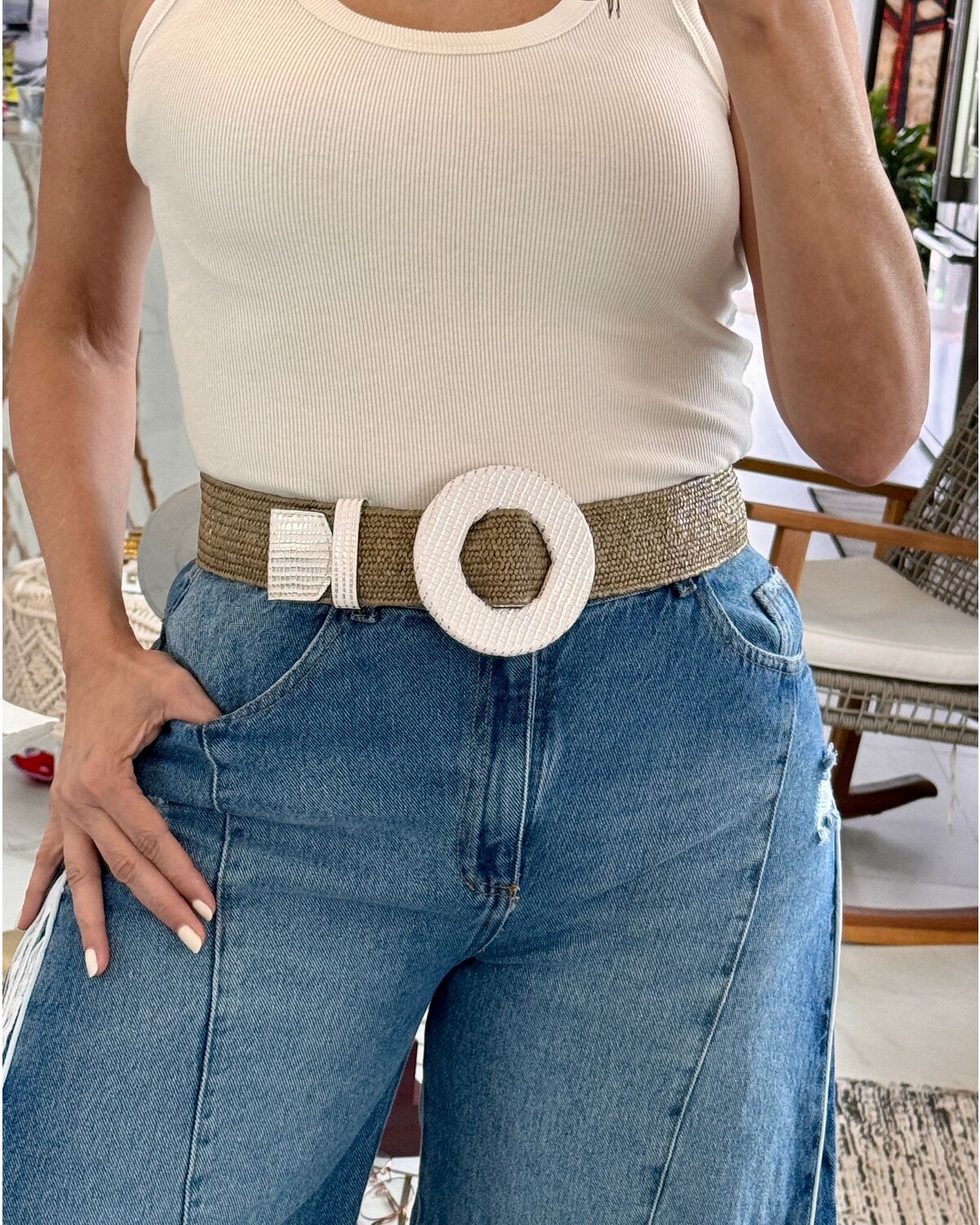 Elastic leather Belts 2