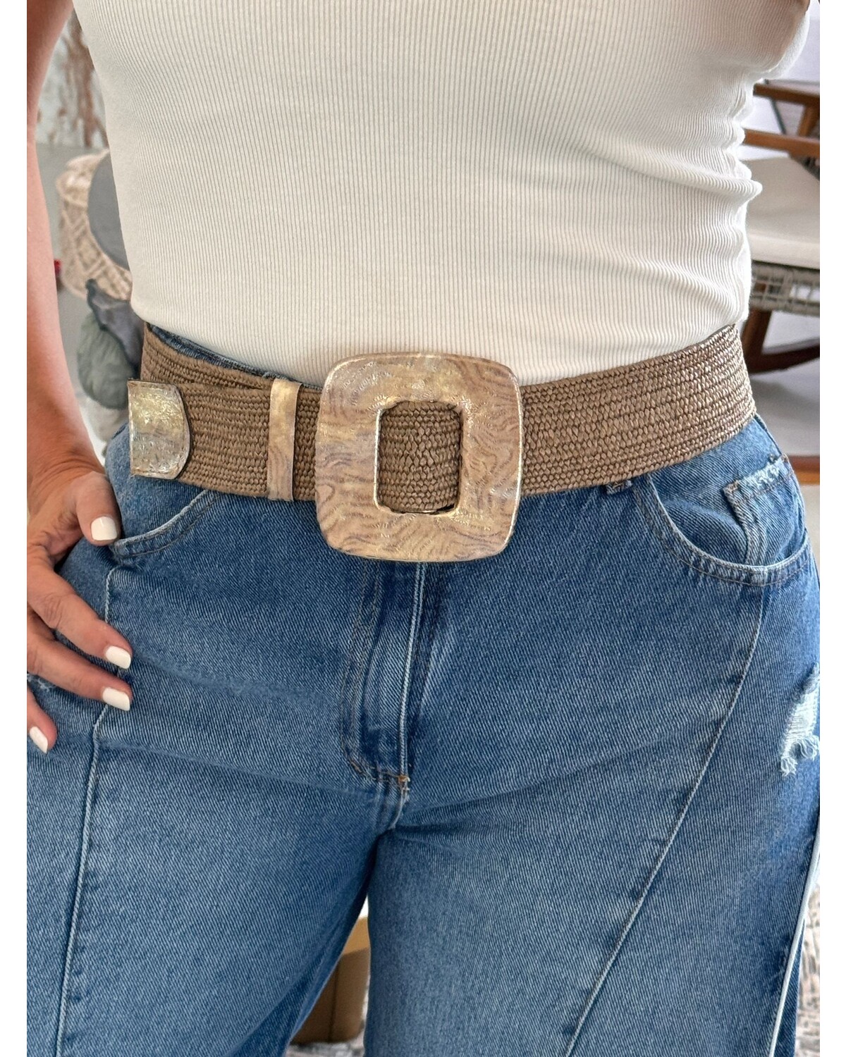 Elastic leather Belts 2