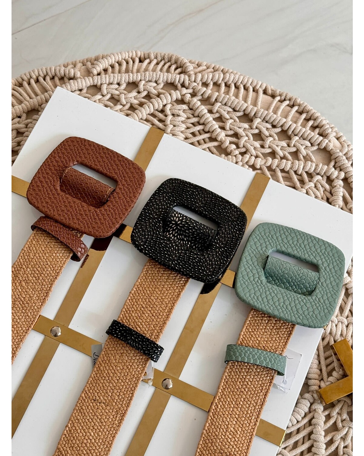 Elastic leather Belts 3