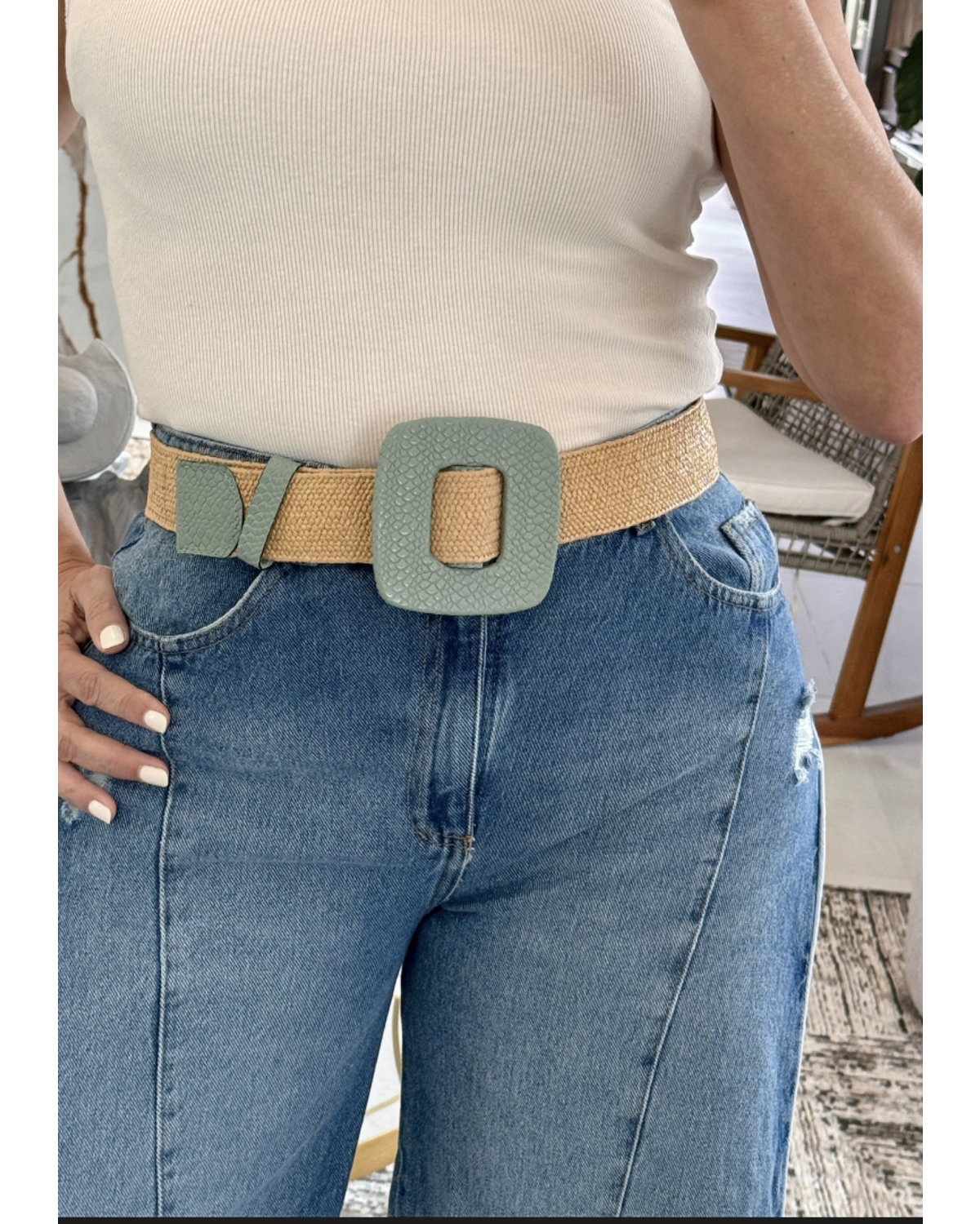 Elastic leather Belts 3