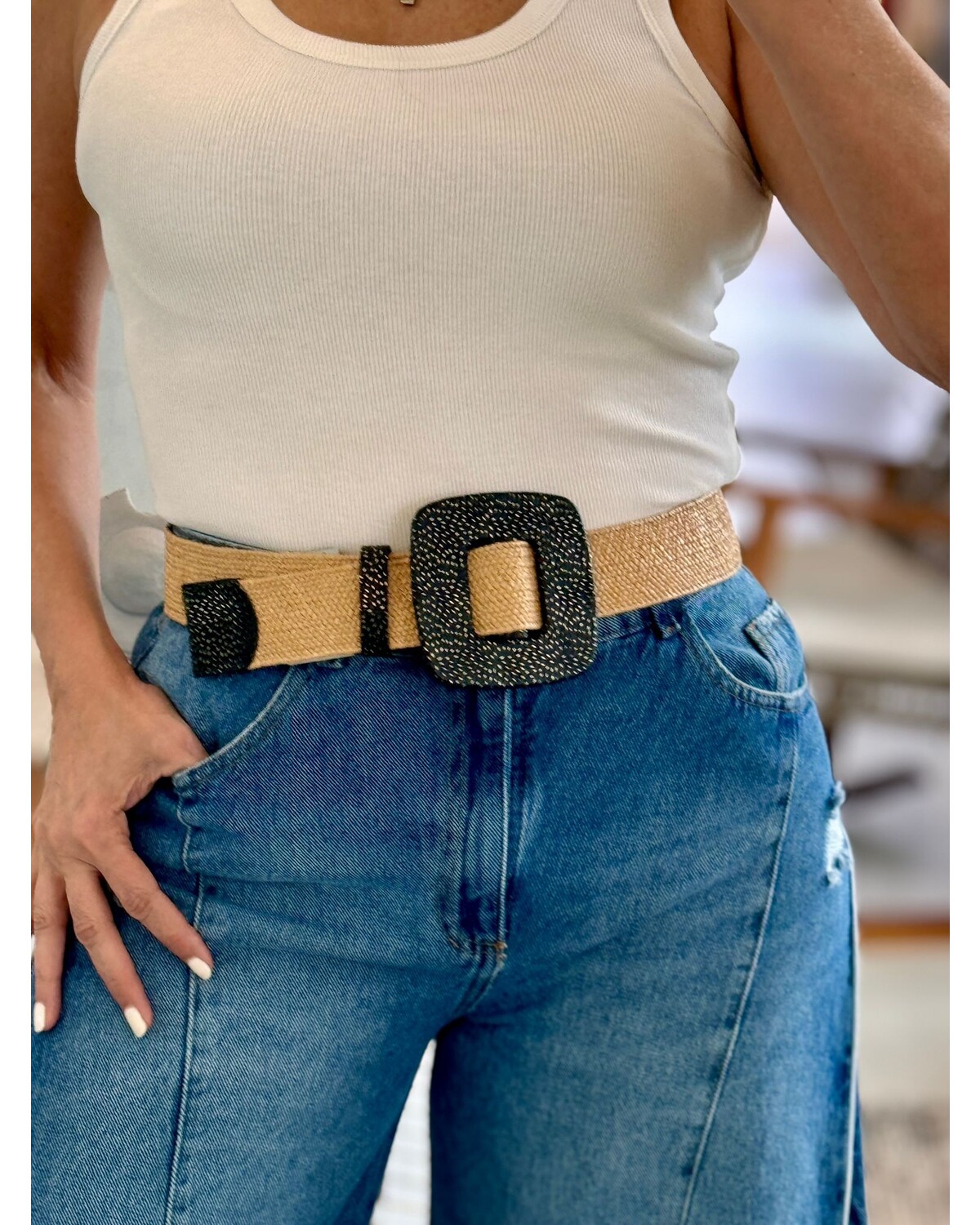 Elastic leather Belts 3