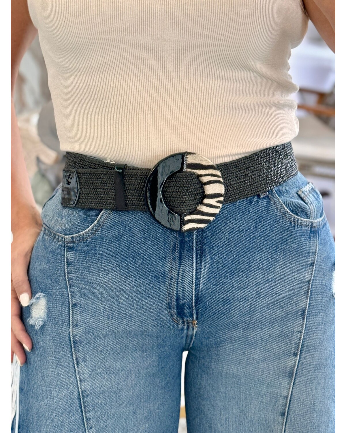 Elastic leather Belts 4