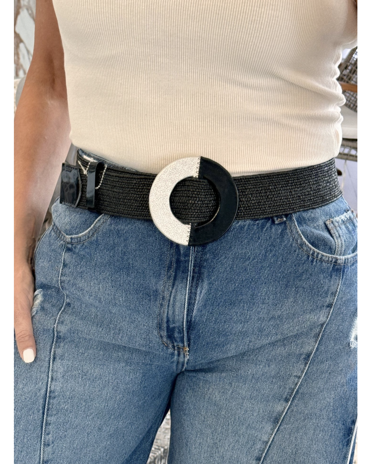 Elastic leather Belts 4