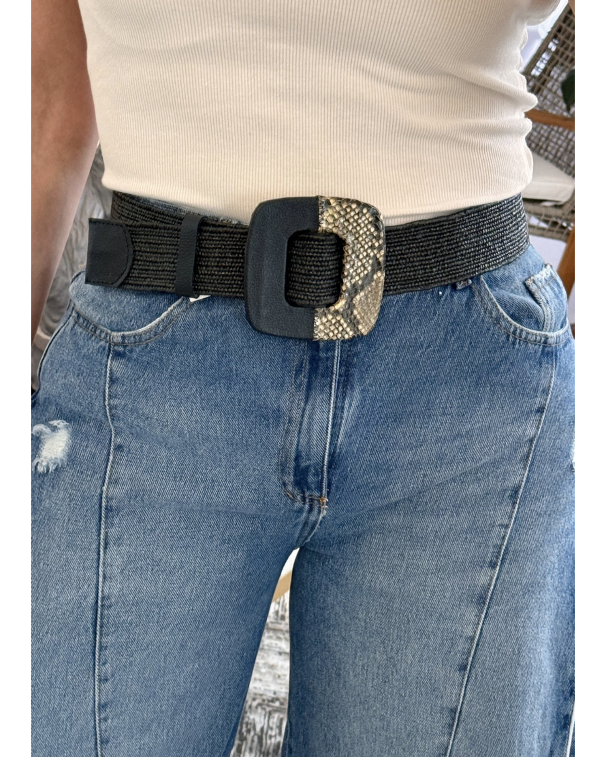 Elastic leather Belts 4