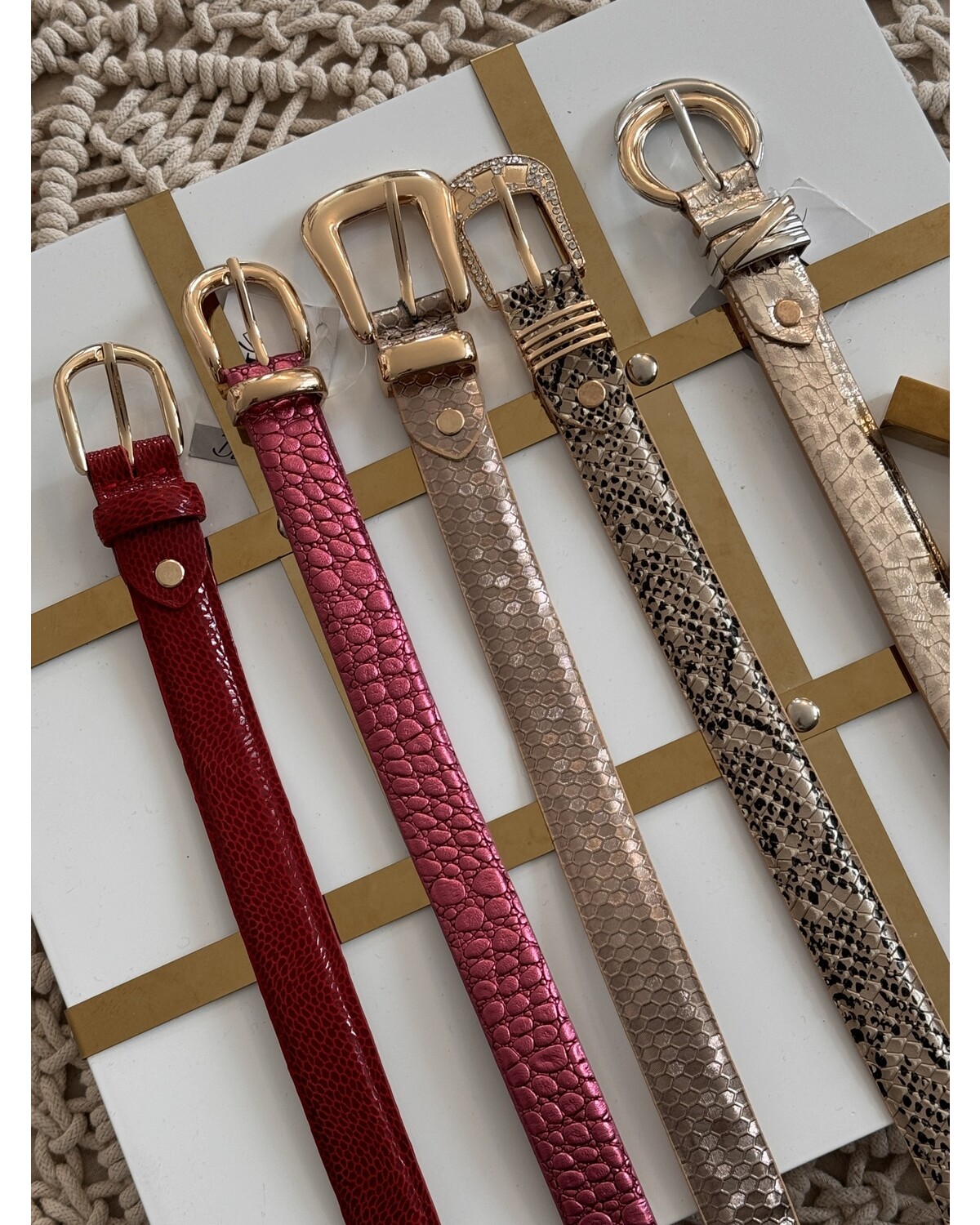 Whisper leather belt