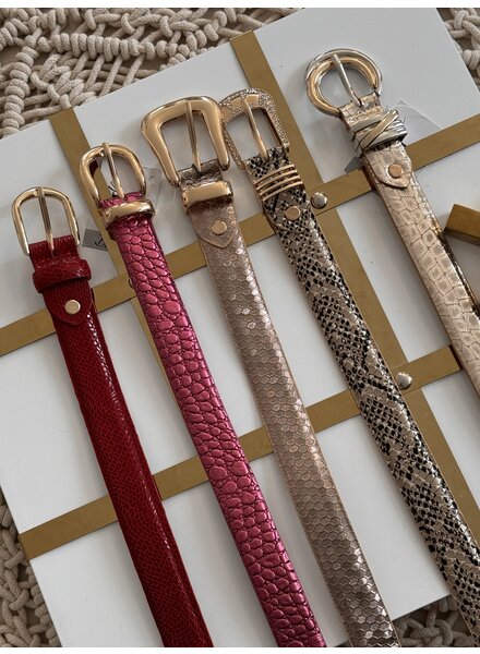 Whisper leather belt
