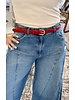 Whisper leather belt