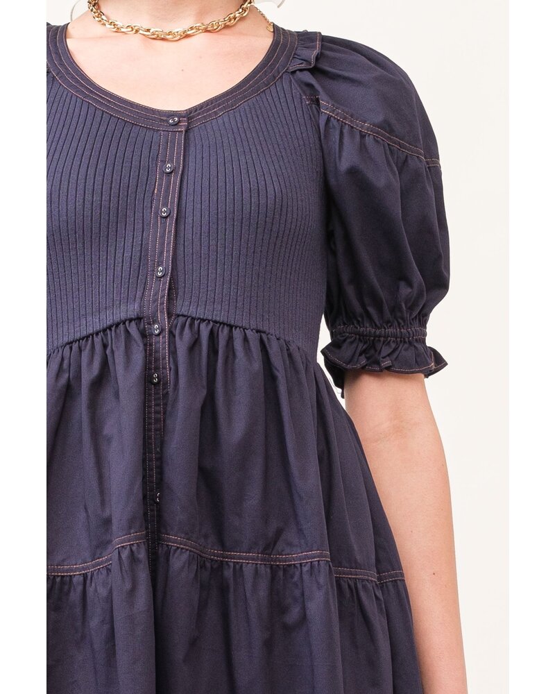 Kra Navy Dress