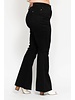 High Waist Tummy Control Cut Hem Flare