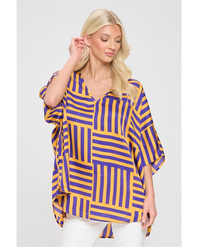 Crimson Stripes Tunic