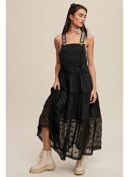 Laced Overall Maxi Dress Preorders