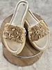 Handmade Sandals Lace & Pearls