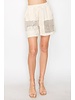 Lace & Sequin vest and short pant