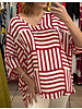 Crimson Stripes Tunic