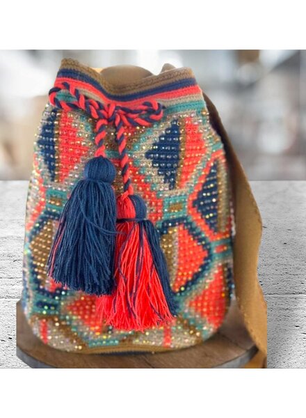 Mochila Wayuu Big Black Large
