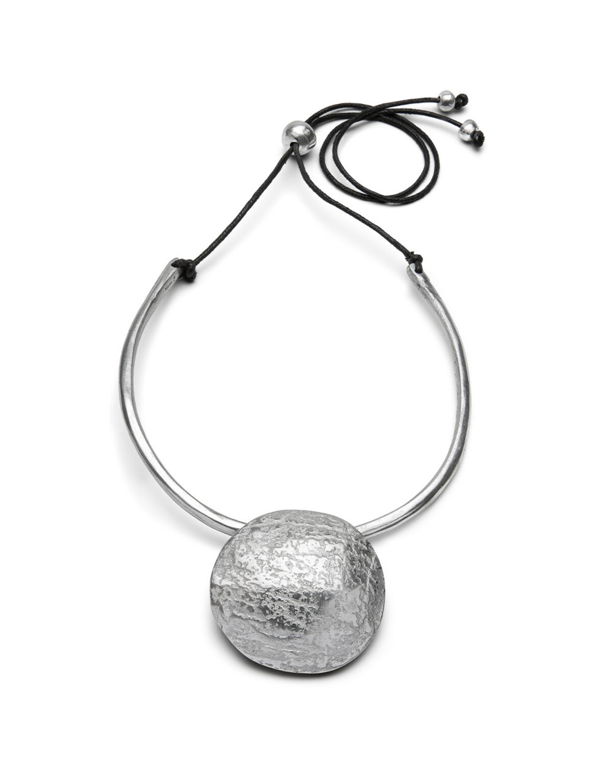 AL02226COLLIER RIGIDE PETIT RONDE BRUT
