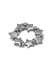 AL01164BRECELET ELASTIQUE 7 ETOILE PLATE