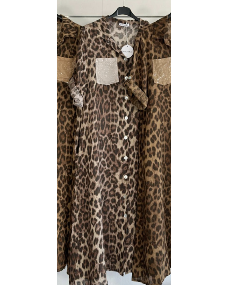 Animal Print Mxi Dress One size