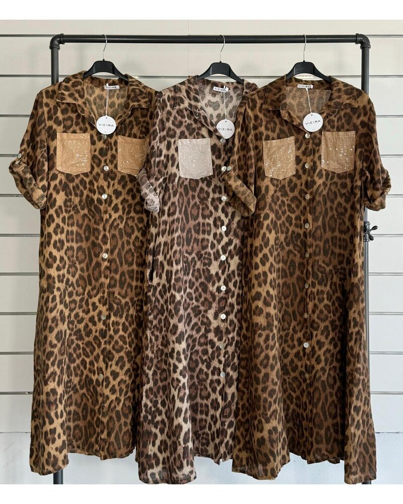 Animal Print Mxi Dress One size