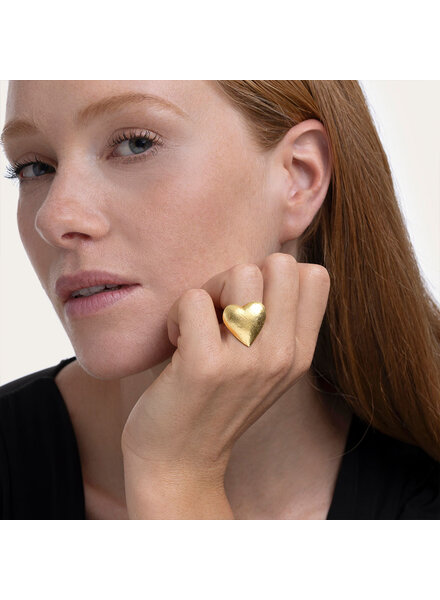 DD15082ANELLO CUORE BOMBATO