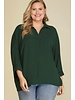 Plus Basic V neck Top
