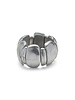 AL01163BRECELET ELASTIQUE 2 DIRRENT RECTANGLE BOMBE
