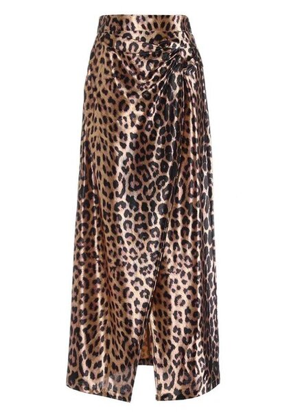 Animal print skirt