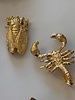 Set of  2 pins scorpio