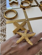 Sea big star adjustable ring