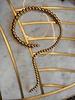Snake gold necklace