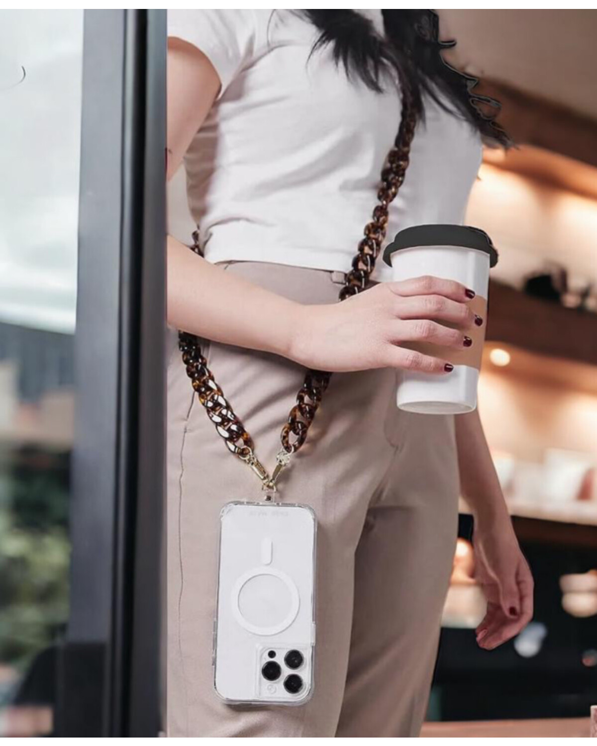 Crossbody celular hand free