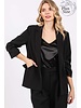 Plus size  black Blazer 3/4 sleeves