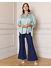 LIGHT BLUE CRISTAL’S BLOUSE ONE SIZE