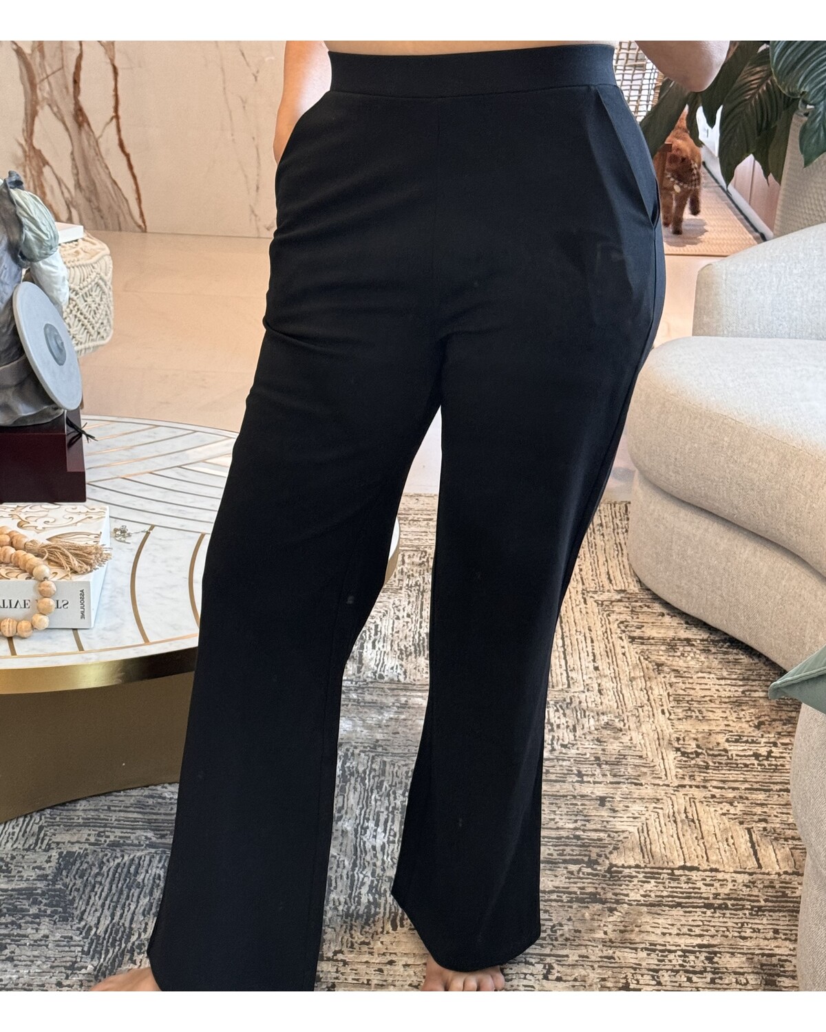 High waist high quality pant