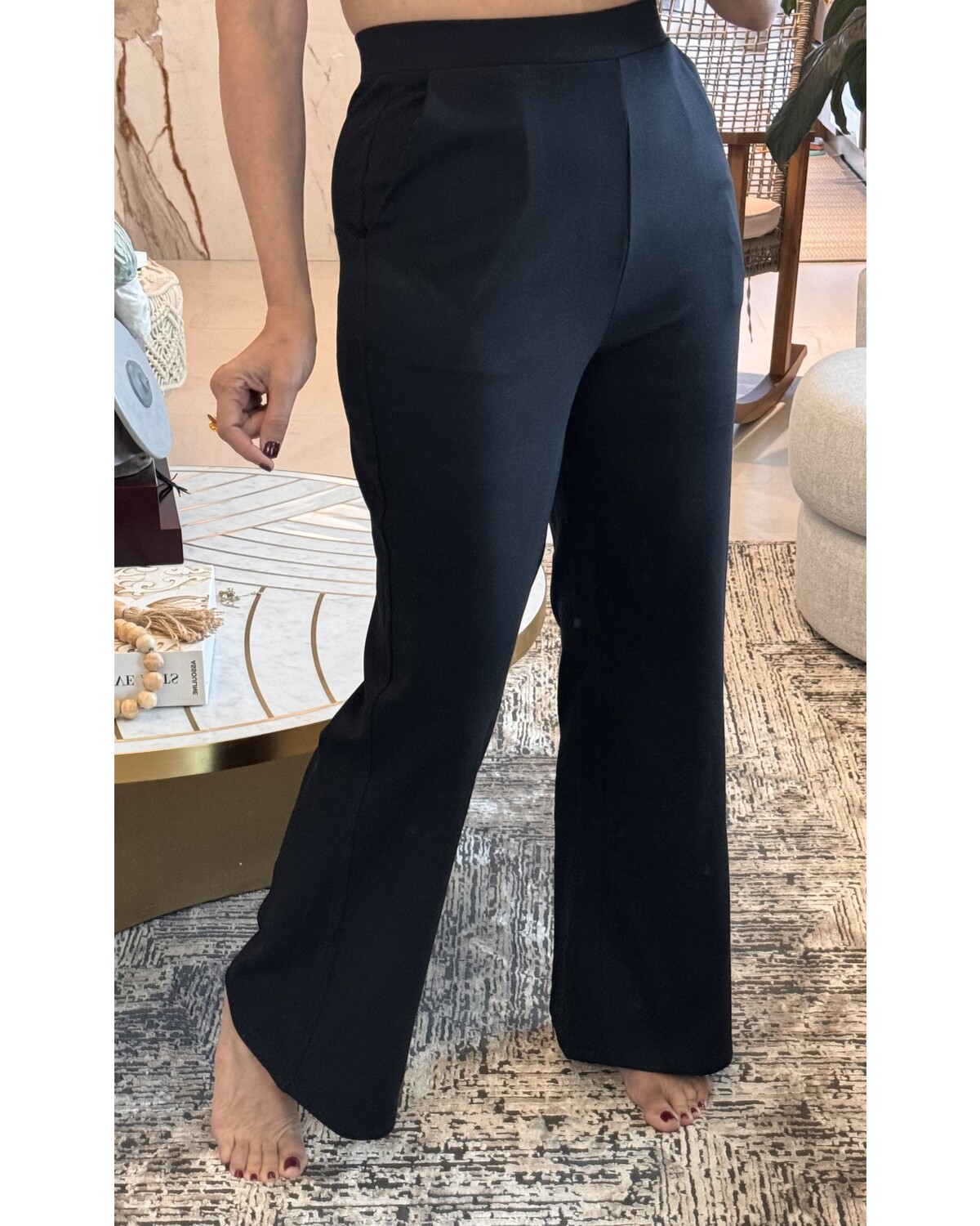 High waist high quality pant