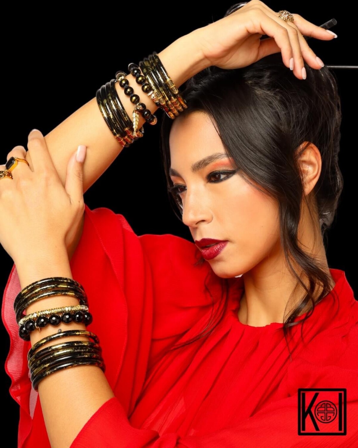KOI NOIR ALL WEATHER BANGLES® (AWB®) - SET OF 4