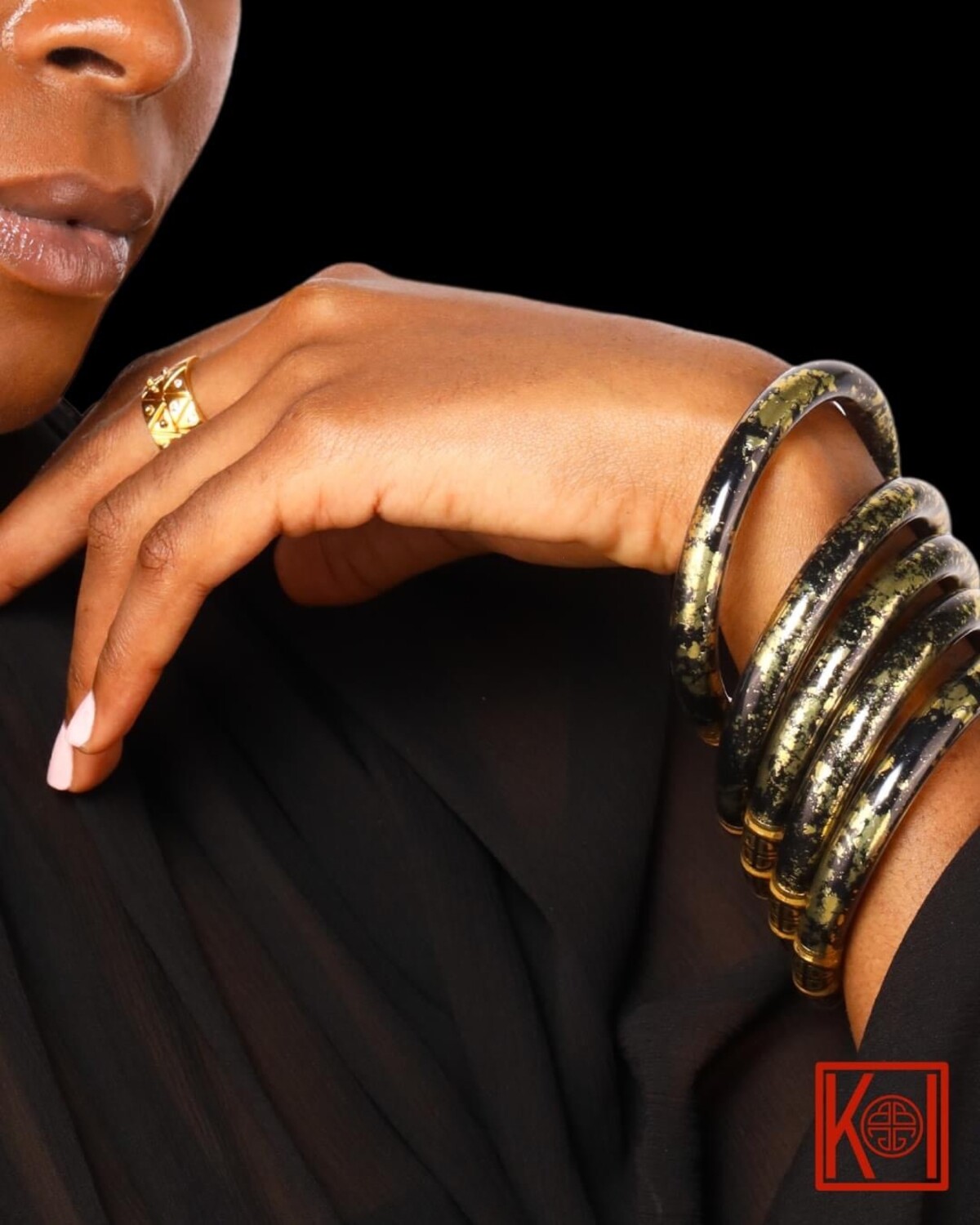 KOI NOIR ALL WEATHER BANGLES® (AWB®) - SET OF 4