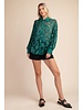 Sleeve Cuffs With Button Closure Green